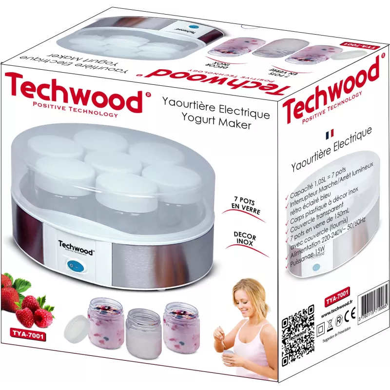 Techwood TYA-7001 elektrinis jogurto gaminimo aparatas (TYA-7001)
