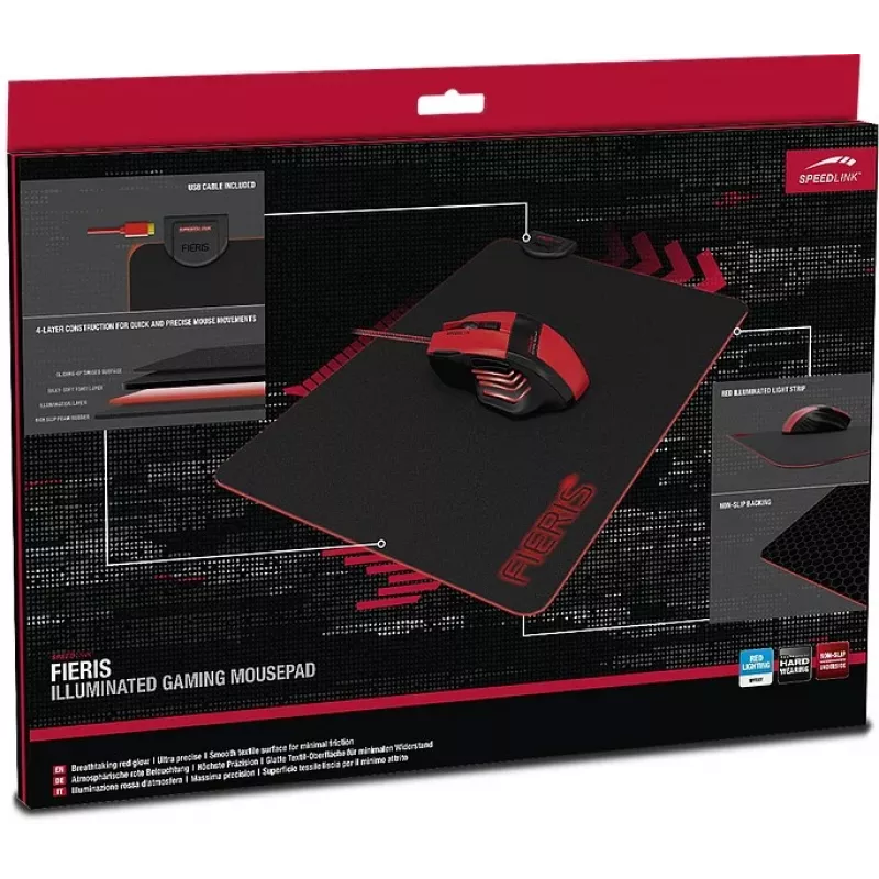 Speedlink Fieris pelės kilimėlis (SL-620103-BK)