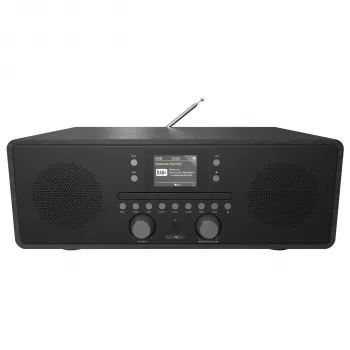 Reflexion HRA21DAB+ DAB+ FM radijo laikrodis su Bluetooth, dvigubu žadintuvu, miego laikmačiu, juodas