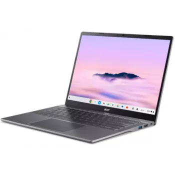Acer Chromebook Plus 514 14 colių Intel Core 3-N305 8GB 256GB WUXGA ChromeOS nešiojamas kompiuteris - plieno pilka