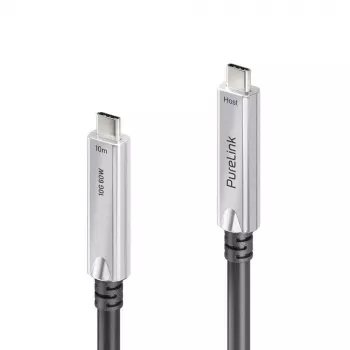 PureLink FiberX 10 FX-I605-010 10 m aktyvus optinis USB-C kabelis – 10 Gbps, juodas