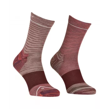 Ortovox Alpine Mid Socks moteriškos žygio kojinės - Wild Rose