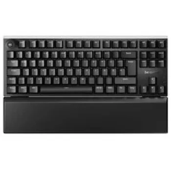 be quiet! Light Mount TKL Silent Tactile mechaninė žaidimų klaviatūra, RGB foninis apšvietimas, Tenkeyless, laidinė, juoda