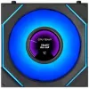Lian Li UNI FAN SL-INF 120 FLEX LCD Wireless ARGB 3 vnt. komplektas juodos spalvos su valdikliu