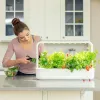 Click & Grow Smart Garden 9 LED apšvietimo sodo įrenginys - 9 augalų talpos, savaiminis laistymas, baltas