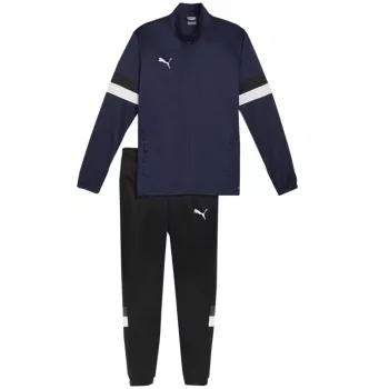 PUMA vyriškas Team Rise treniruočių kostiumas tamsiai mėlynas / juodas 2XL