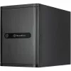 SilverStone Technology SST-CS240 juodos spalvos Mini-ITX NAS korpusas su 4 karštai keičiamais lizdais