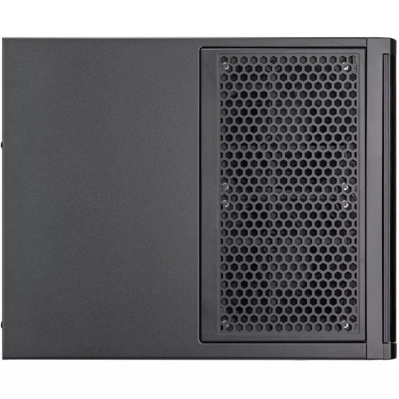 SilverStone Technology SST-CS240 juodos spalvos Mini-ITX NAS korpusas su 4 karštai keičiamais lizdais