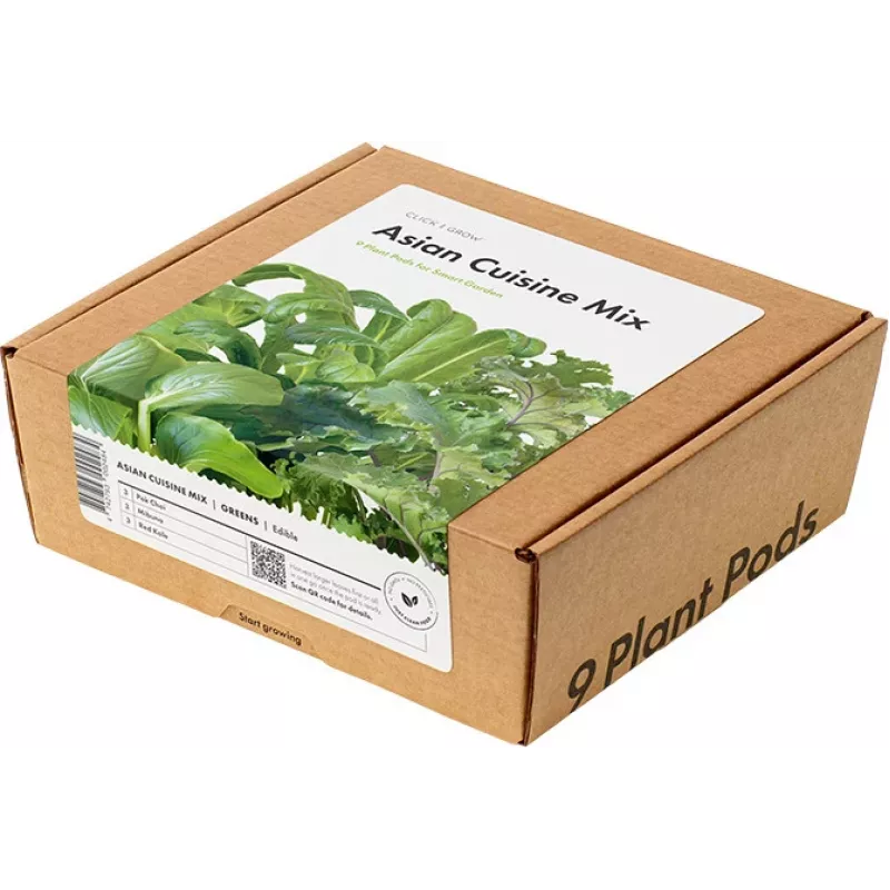 Click & Grow PPMAGX9 9 vienetų Smart Garden augalų kapsulės (įvairių rūšių, biologiškai skaidžios, su gaubteliais)
