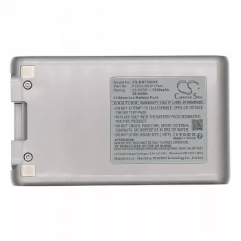 Cameron Sino 29,6V 2900mAh ličio jonų baterija Dreame T30 belaidžiam dulkių siurbliui (pakeičia P2033-8S1P-PAA)