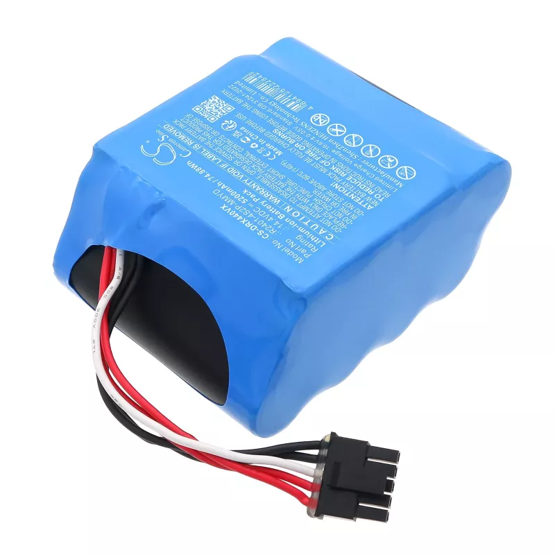 Cameron Sino 6400 mAh ličio jonų baterija Dreame X40 / X40 Pro (14,4V, 4S2P, R2401-4s2p-mmyd / R2401-4s2p-xdev)