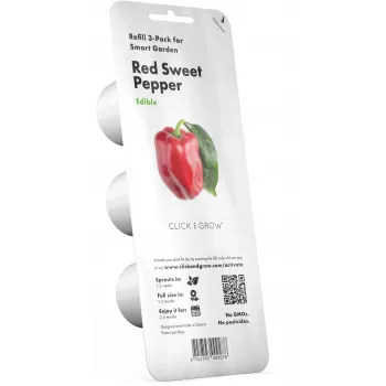 Click & Grow SGR63X3 Smart Garden 3 papildymo kapsulės (3 vnt., biologiškai skaidžios, su sėklomis, Smart Soil)