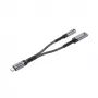 UNITEK USB-C į 3,5 mm garso adapteris su Power Delivery 60W, DAC 24-bit/96kHz, juodas