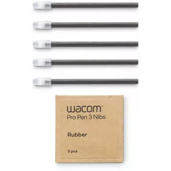 WACOM Pro Pen 3 guminiai antgaliai 5 vnt. (ACK253010Z) – pakeičiantys antgaliai natūraliam popieriaus pojūčiui