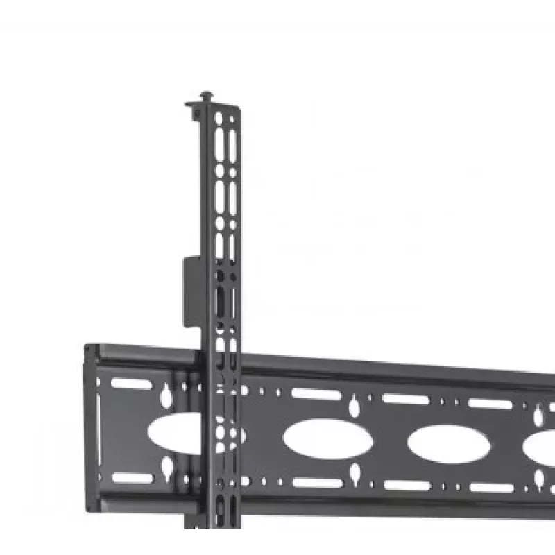 B-TECH AV BT8448-150/BB Itin didelis universalus lubinis laikiklis plokščiaekraniams televizoriams su 1,5 m Ø50 mm strypu, VESA iki 1100x700, 130 kg, juodos spalvos
