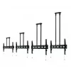 B-TECH AV BT8448-150/BB Itin didelis universalus lubinis laikiklis plokščiaekraniams televizoriams su 1,5 m Ø50 mm strypu, VESA iki 1100x700, 130 kg, juodos spalvos