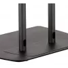 B-TECH AV SYSTEM X – Universalus žemo profilio plokščiaekranių grindų stovas (VESA 600 x 400) – 0,75 m Ø50 mm stulpai