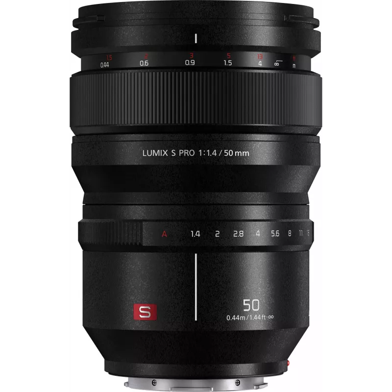 Panasonic Lumix S Pro 50mm f/1.4 objektyvas, L-mount, viso kadro (S-X50E)