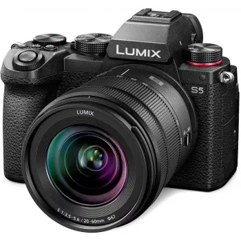 Panasonic Lumix DC-S5KE-K 24,2 MP pilno kadro veidrodinis fotoaparatas su 20-60 mm objektyvu