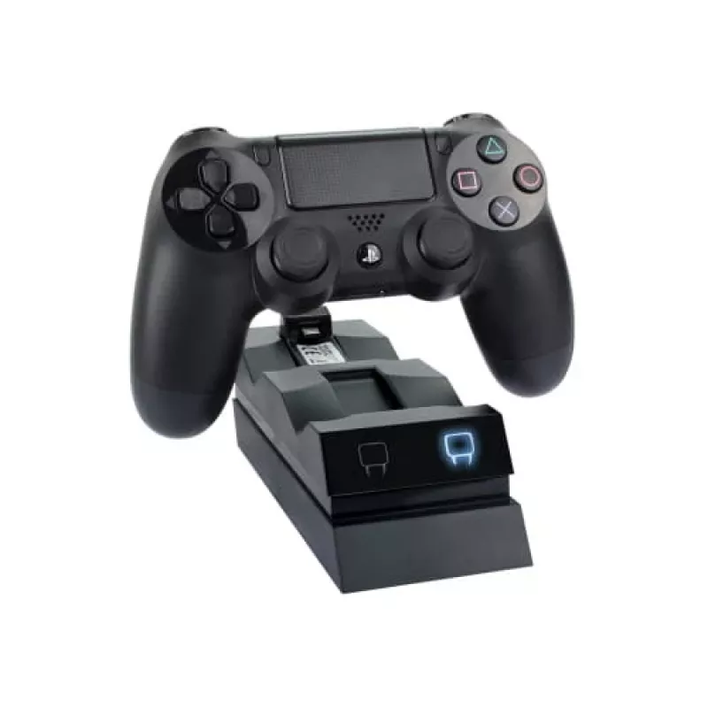 Venom Twin Docking Station, skirta PS4 DualShock 4 valdikliams – juoda