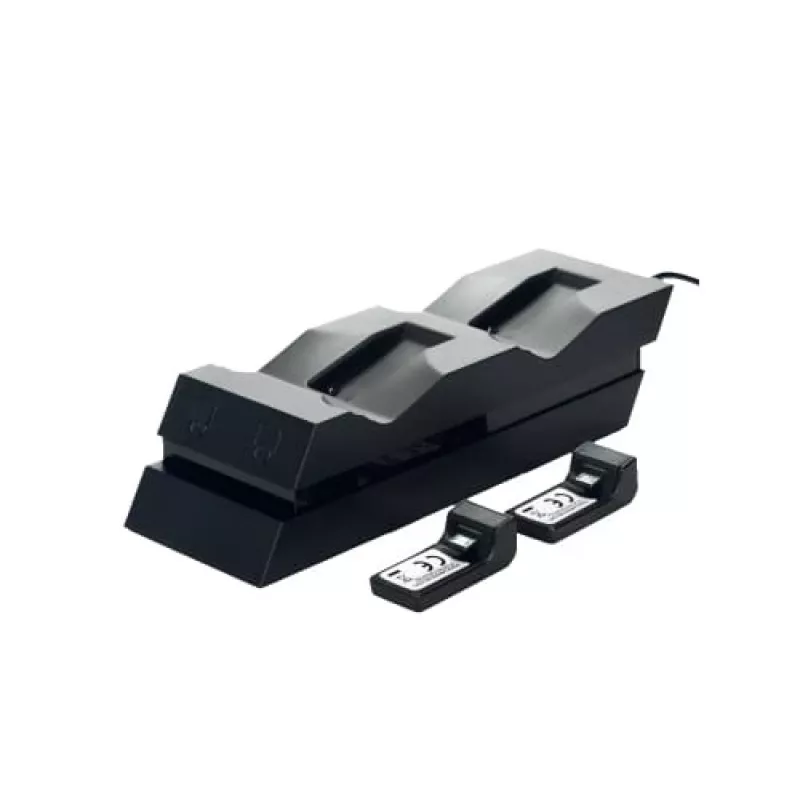 Venom Twin Docking Station, skirta PS4 DualShock 4 valdikliams – juoda