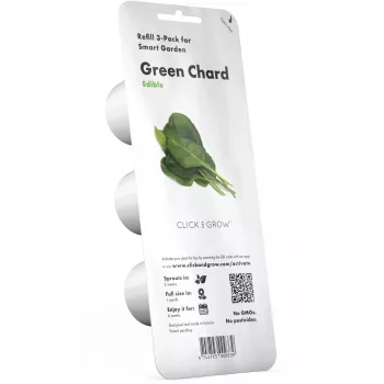 Click & Grow Smart Garden papildymas Green Chard, 3 augalų kapsulės (SGR64X3)