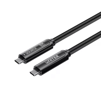 Unitek USB-C Active Optical Cable 10Gbps PD60W 8K@30Hz 12m juodas