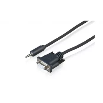 Sony CAB-RSJA1 RS-232C nuosekliojo valdymo laidas - DB9 moteriška jungtis į 3,5 mm mini lizdą, 2,5 m, juodas