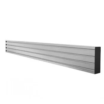 B-TECH AV SYSTEM X horizontalus montavimo bėgelis - 1 m - juodas