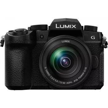 Panasonic LUMIX DC-G90MEG-K 20,3MP Micro Four Thirds veidrodinis fotoaparatas su 12-60mm objektyvu - juodas