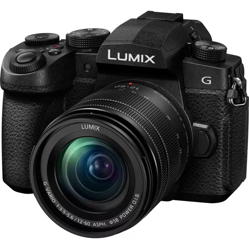 Panasonic LUMIX DC-G90MEG-K 20,3MP Micro Four Thirds veidrodinis fotoaparatas su 12-60mm objektyvu - juodas