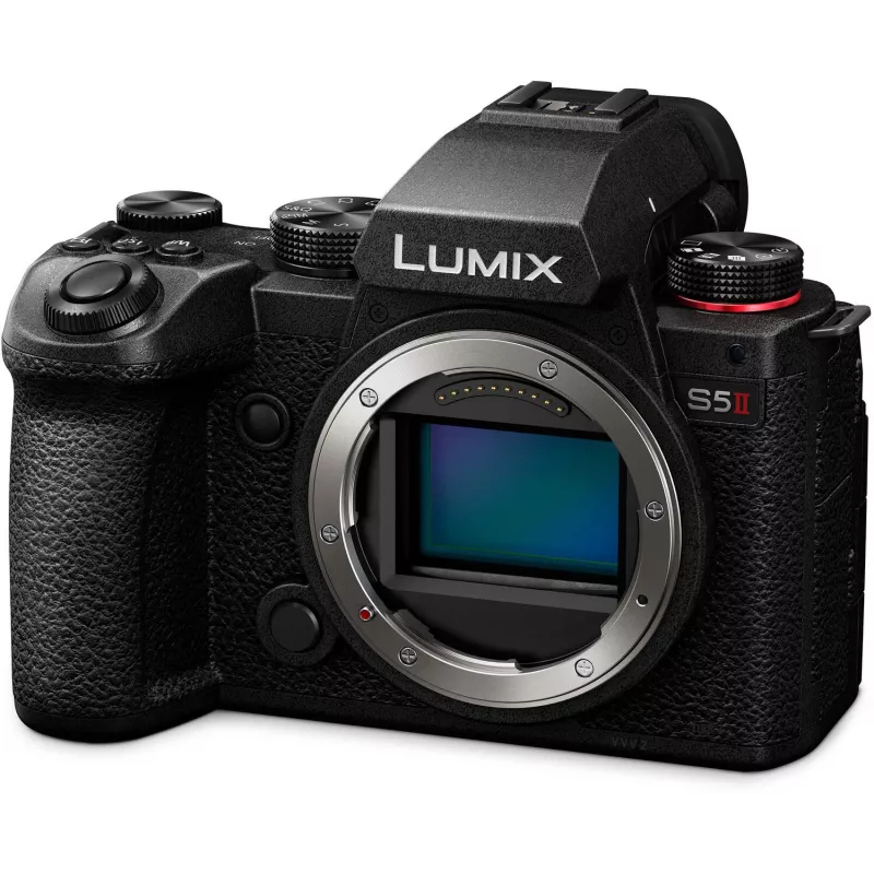 Panasonic Lumix DC-S5 Mark II veidrodinis fotoaparatas su Lumix S 50mm f/1.8 objektyvu - juodas