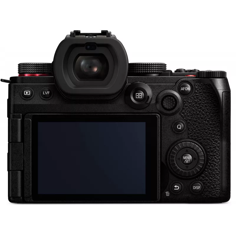 Panasonic Lumix DC-S5 Mark II veidrodinis fotoaparatas su Lumix S 50mm f/1.8 objektyvu - juodas