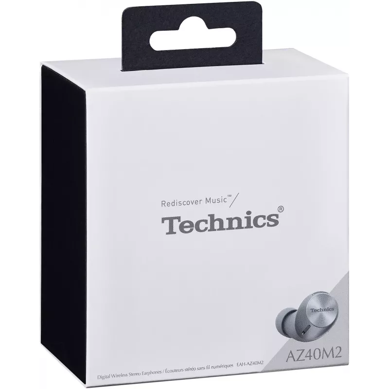 Technics EAH-AZ40M2EK belaidės ausinės su aktyviu triukšmo slopinimu, LDAC, JustMyVoice™, Multipoint, IPX4, juodos
