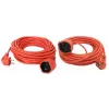EXTEN SY-CZ-01 30 m H05VV-F 3G1.5 ilginimo laidas, 30 m, 3 gyslų 1,5 mm², Schuko kištukas į vieną lizdą, juodas