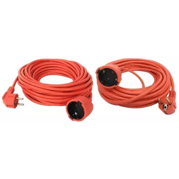 EXTEN SY-CZ-01 30 m H05VV-F 3G1.5 ilginimo laidas, 30 m, 3 gyslų 1,5 mm², Schuko kištukas į vieną lizdą, juodas