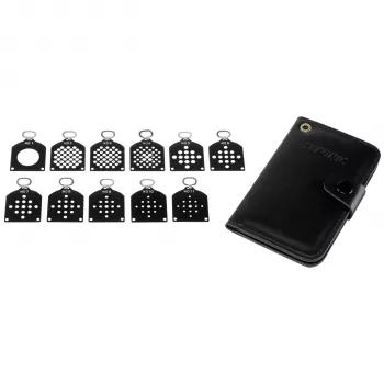 Sekonic Slide Set, skirtas L-398A šviesmačiui – Lumidisc ir Lumigrid priedų rinkinys