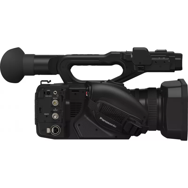 Panasonic HC-X2E 4K Ultra HD profesionalus vaizdo kamera su 20x Leica Dicomar objektyvu, 5 ašių Hybrid O.I.S.+ stabilizacija, dvigubais XLR įėjimais, 3G-SDI, Wi-Fi, dvigubais SD kortelių lizdais