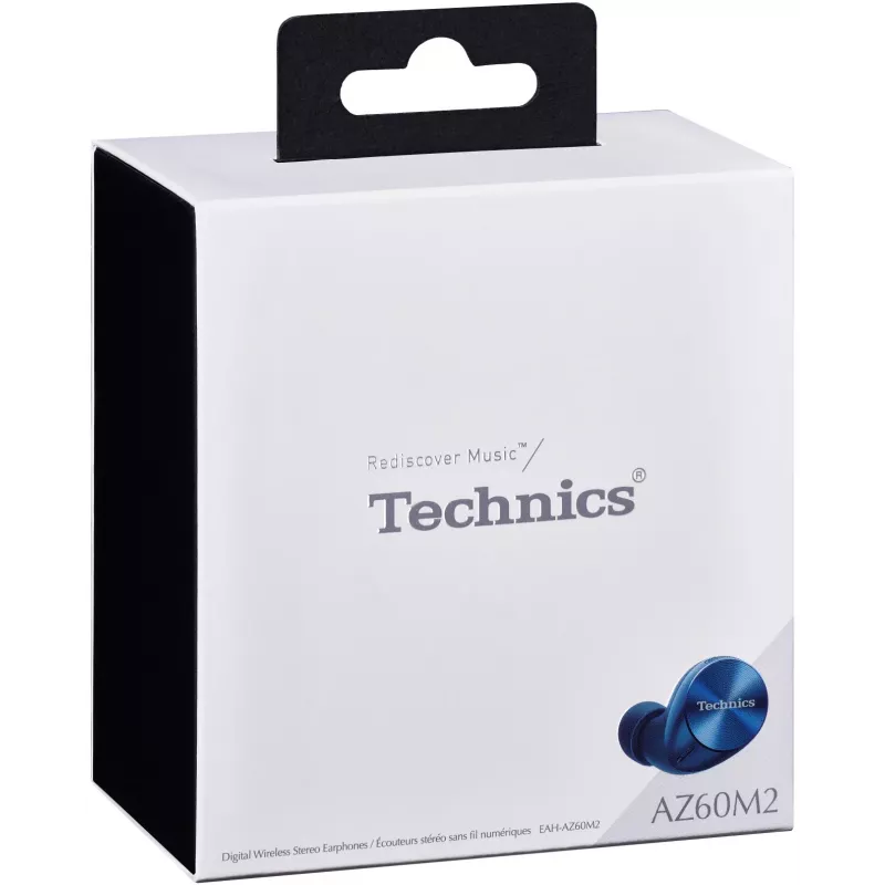 Technics EAH-AZ60M2EK belaidės ausinės su Dual Hybrid Noise Cancelling, LDAC, 8mm tvarkyklėmis, Multipoint, juodos
