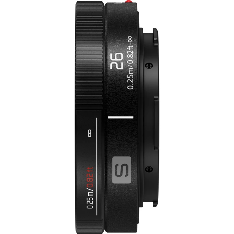 Panasonic Lumix S 26mm f/8 pancake objektyvas (MF) (S-R26E)