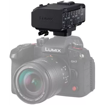 Panasonic DMW-XLR2E XLR mikrofonų adapteris su 2 kanalų 24 bitų 96 kHz garsu