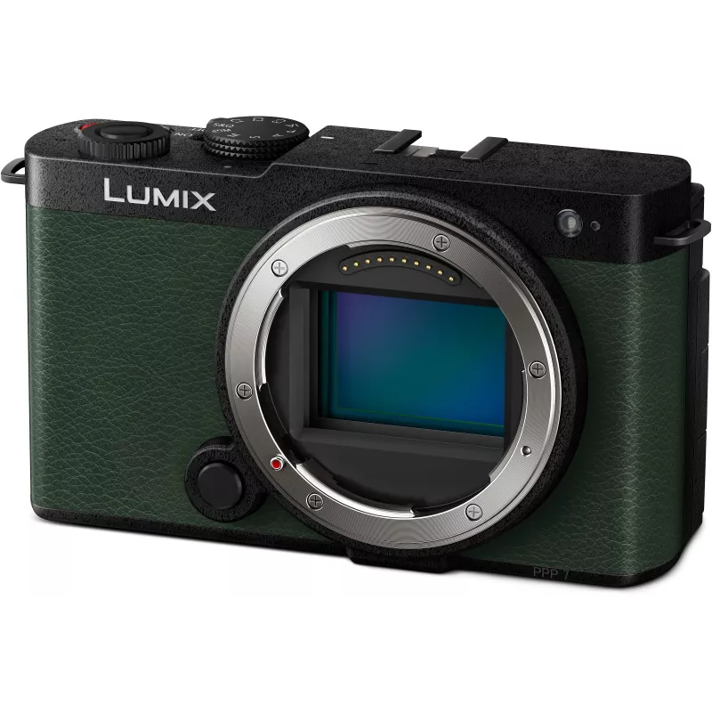 Panasonic Lumix DC-S9E-G 24,2MP pilno kadro veidrodinis fotoaparatas su 6K vaizdo įrašu, 5 ašių IBIS, L-Mount, tamsiai alyvuoginis