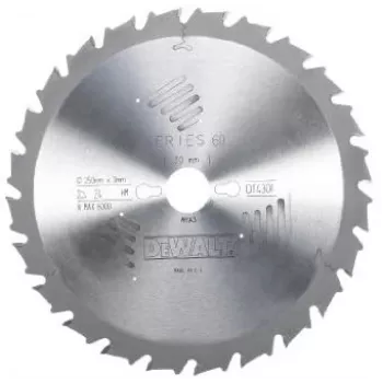 DEWALT DT4321-QZ 165 mm 24 dantų apskritas pjūklo diskas, TCT, ATB, 20 mm anga, Extreme Runtime