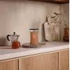WoodWick Radiant Amber 609,5g kvapioji žvakė su mediniu dagčiu, iki 180 valandų degimo, smėlio laikrodžio formos stiklinėje