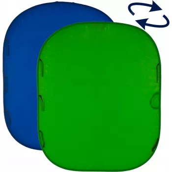 Manfrotto Chromakey fonas 1.8 x 2.1 m, mėlyna/žalia (LL LC5987)