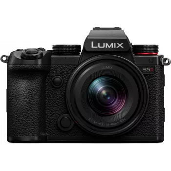 Panasonic Lumix DC-S5D fotoaparatas su 18-40mm objektyvu (DC-S5DNE-K)