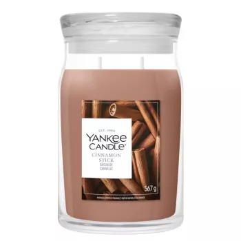 Yankee Candle Signature Cinnamon Stick didelio stiklainio žvakė 567g