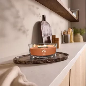 WoodWick Saffron Smoke Ellipse kvapioji žvakė 453,6 g