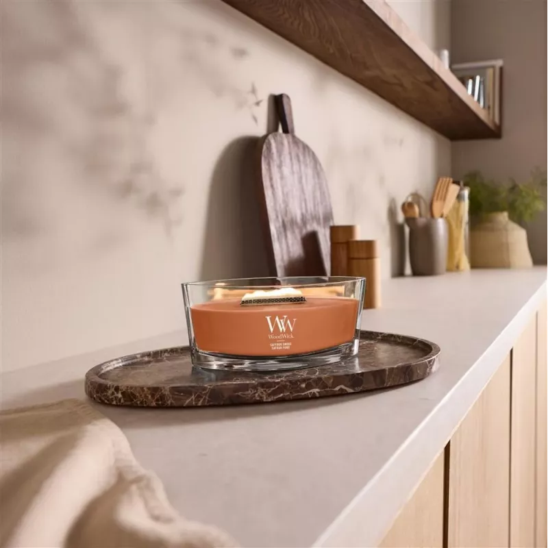 WoodWick Saffron Smoke Ellipse kvapioji žvakė 453,6 g