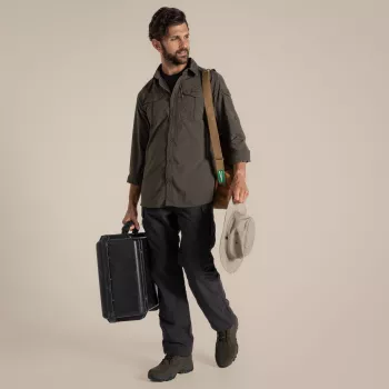 Craghoppers NosiLife Adventure LS Shirt III - Woodland Green (M)